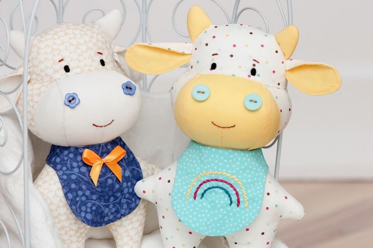 Бычок из ткани своими руками: выкройки, мастер-классы, фото