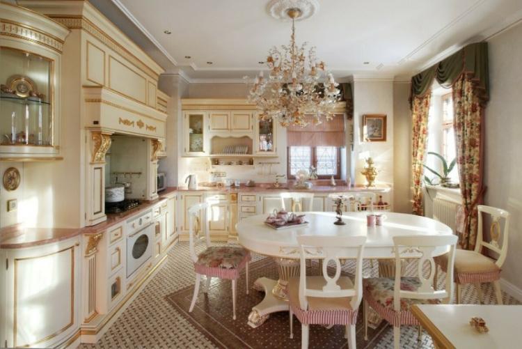 Кухня в английском стиле - Дизайн интерьера фото