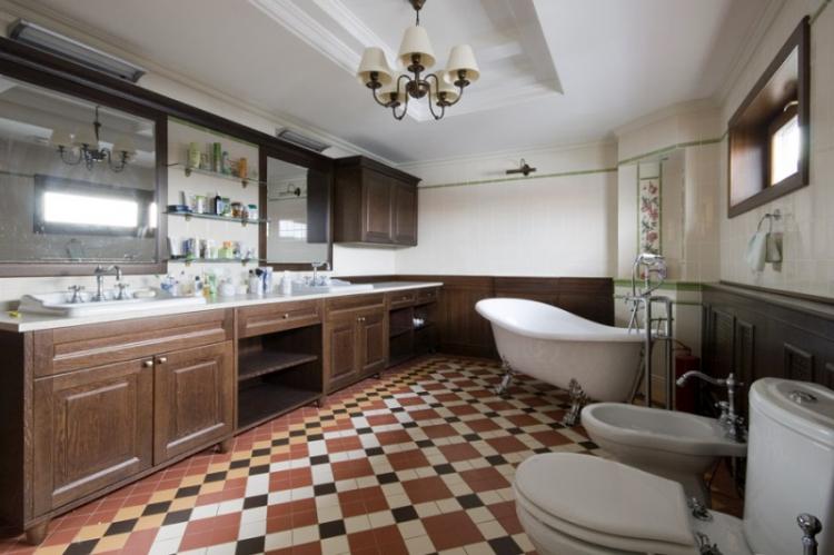 Ванная комната в английском стиле - Дизайн интерьера фото