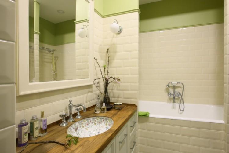 Ванная комната в английском стиле - Дизайн интерьера фото