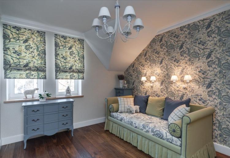 Детская комната в английском стиле - Дизайн интерьера фото