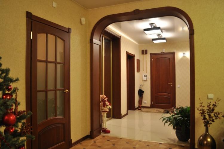 Арки из гипсокартона в прихожей