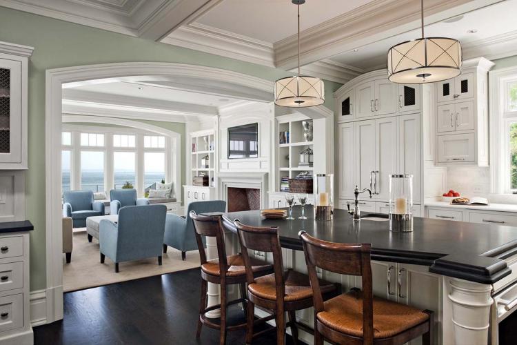 Арки из гипсокартона на кухне