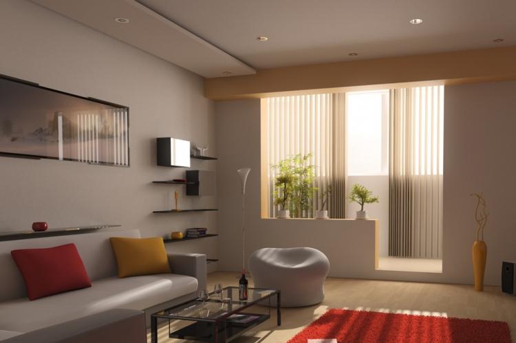 Арки из гипсокартона на балконе