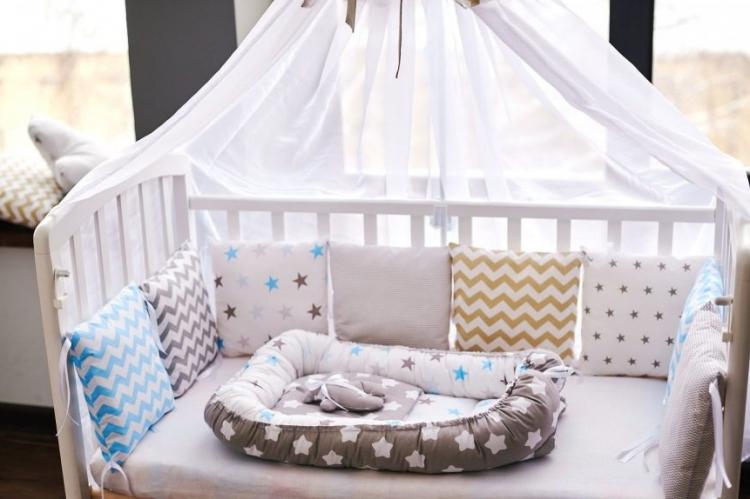 Балдахин на детскую кроватку - идеи дизайна фото
