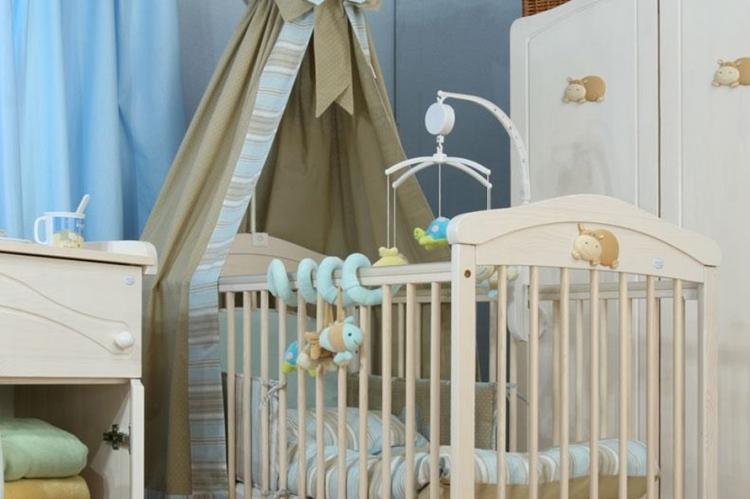 Балдахин на детскую кроватку - идеи дизайна фото