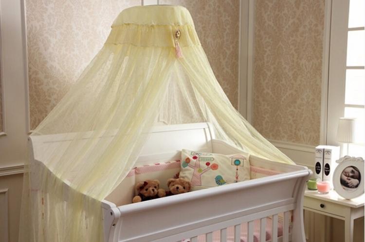 Балдахин на детскую кроватку - идеи дизайна фото