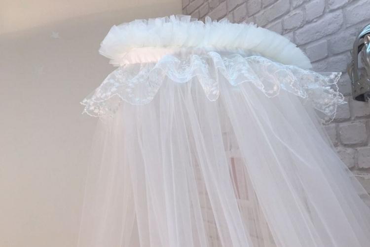 Балдахин на детскую кроватку - идеи дизайна фото