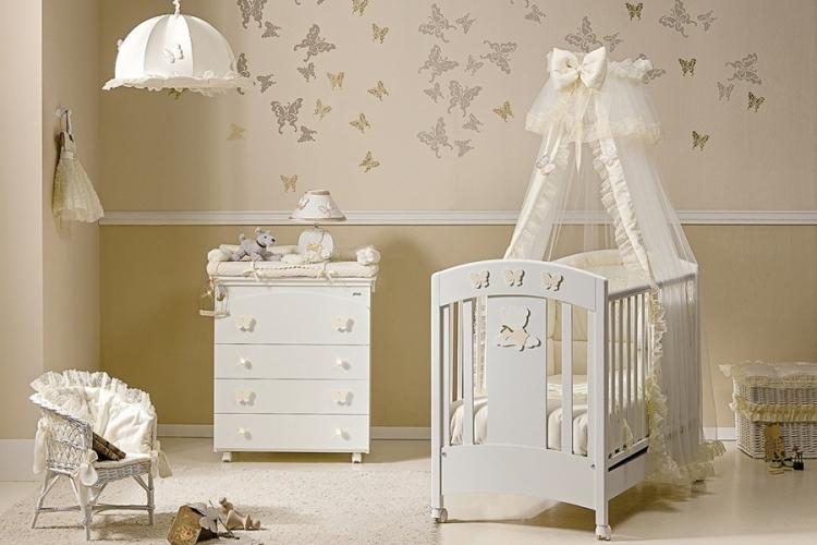 Балдахин на детскую кроватку - идеи дизайна фото