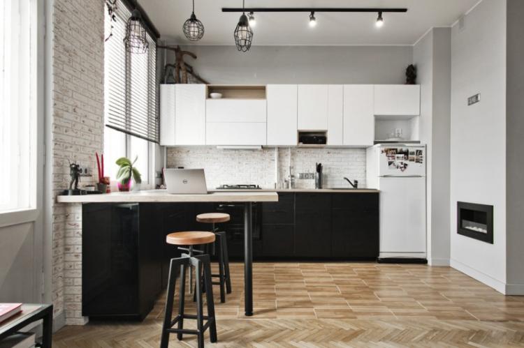 Барная стойка для кухни: 90 красивых идей (фото)