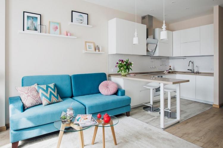 Барные стойки в интерьере кухни - фото