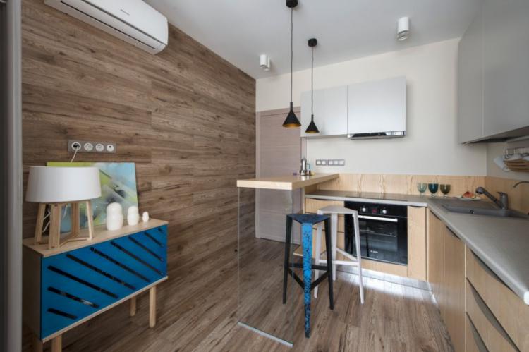 Барные стойки в интерьере кухни - фото