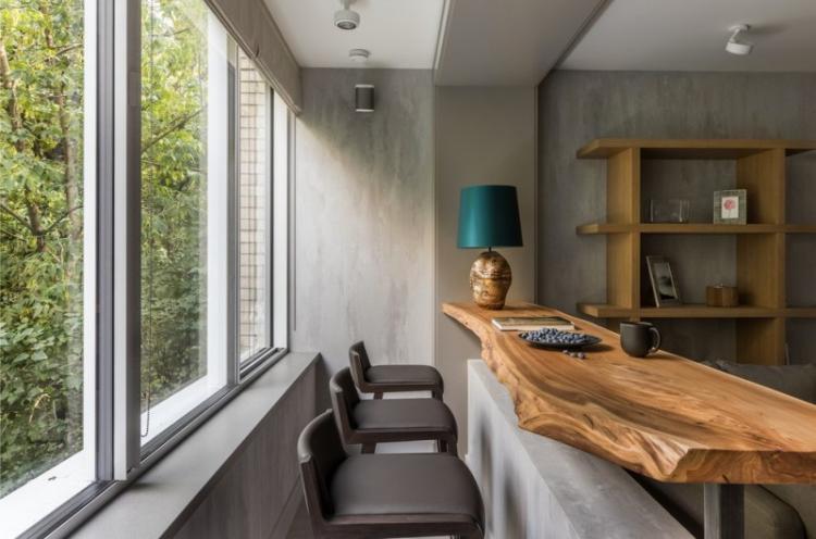 Барные стойки в интерьере кухни - фото