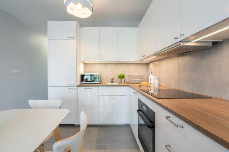 Рабочая зона - Дизайн белой кухни