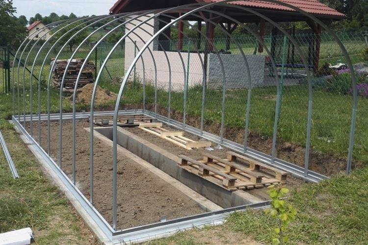 Фундамент - Беседка из поликарбоната своими руками