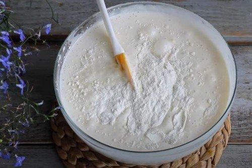 Ванильный бисквит на кефире - пошаговый рецепт