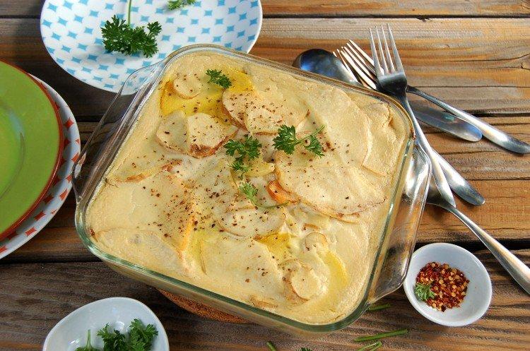 Говяжья печень с картошкой и сыром - рецепты