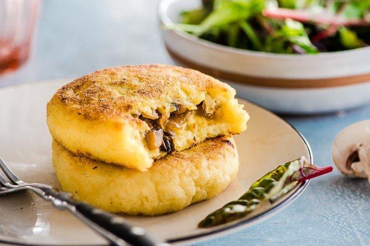 Картофельные зразы с грибами - рецепты