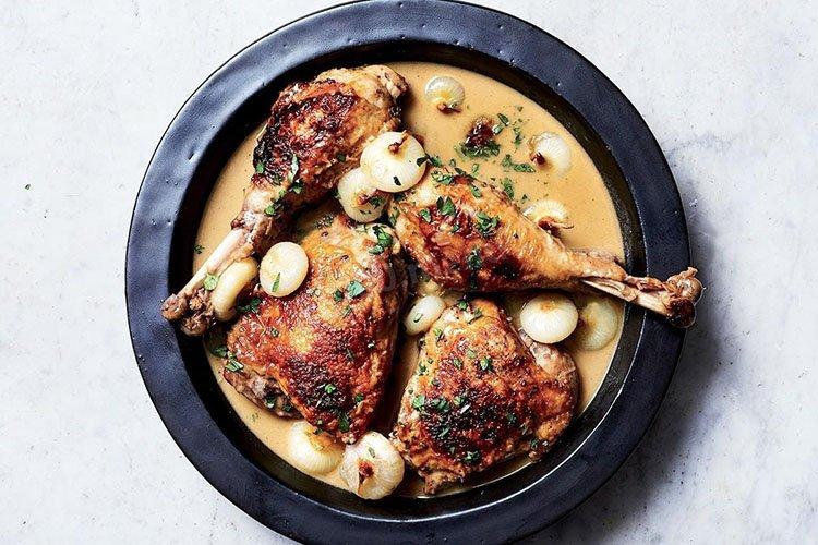 Индейка в чесночном соусе - рецепты