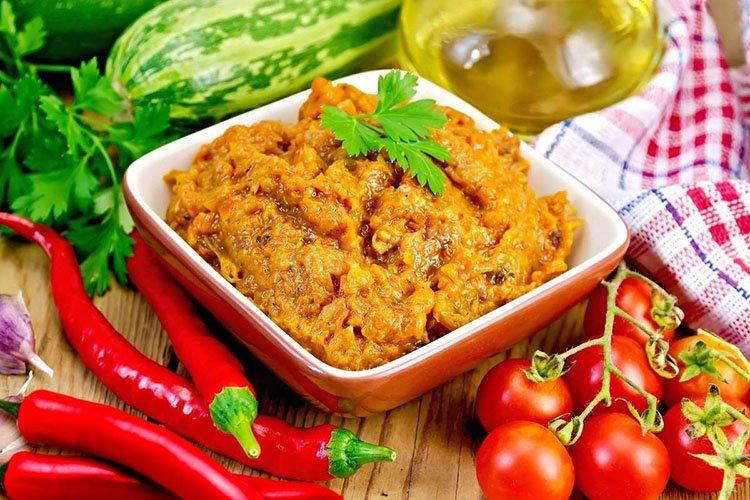 Кабачковая икра - Блюда из кабачков рецепты