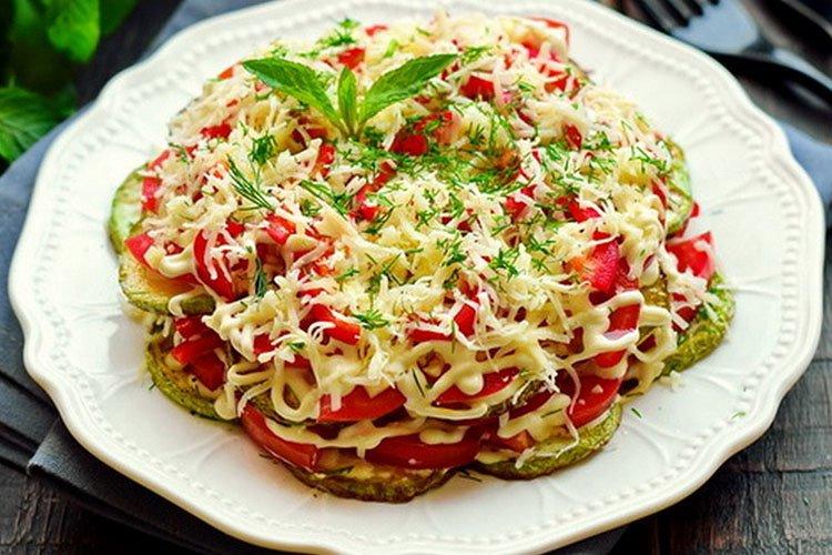 Паста с жареными кабачками - Блюда из кабачков рецепты