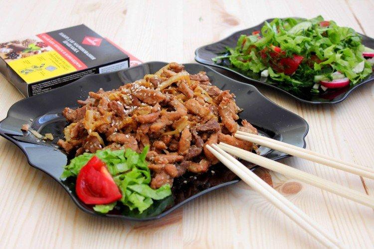 Мясо по-японски - рецепты