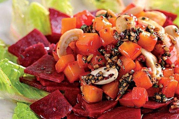 Салат из репы и свеклы - рецепты