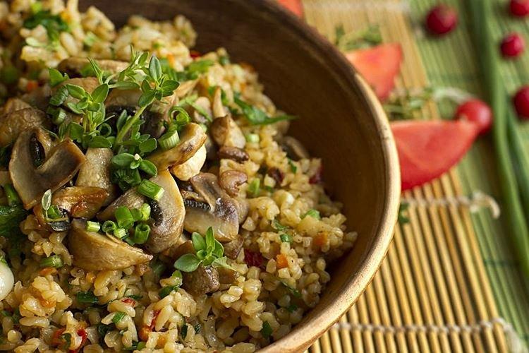 Булгур с грибами и репой - рецепты