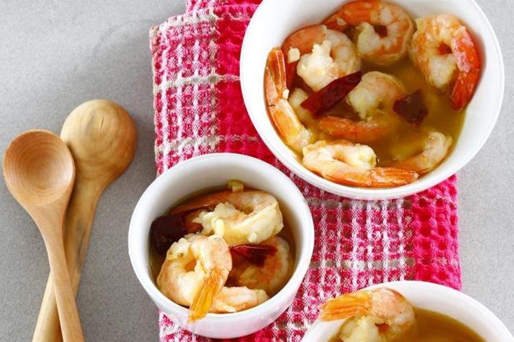 Креветки в чесночном масле - рецепты