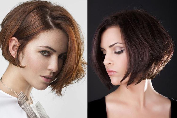 Боб каре на короткие волосы без челки