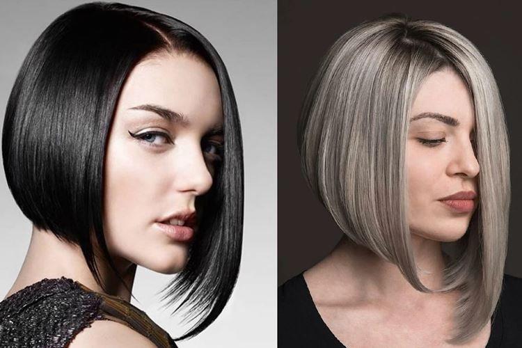 Асимметричное боб каре с удлинением