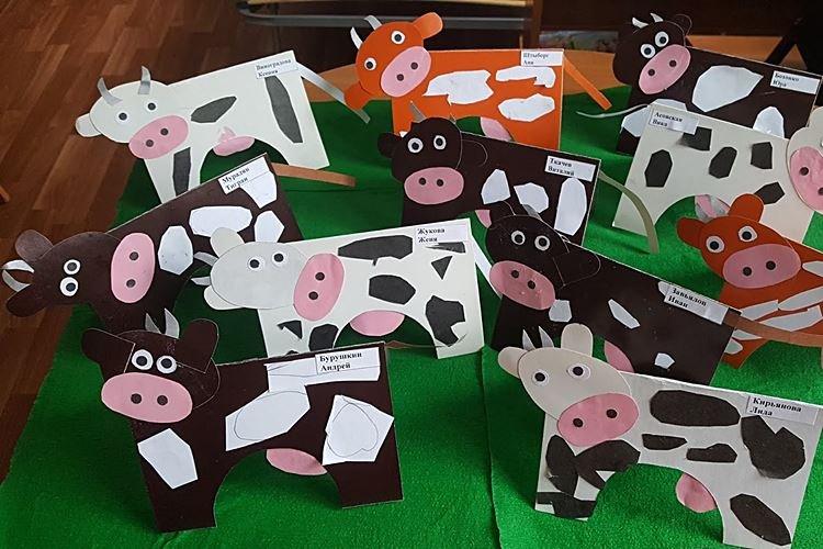 Бычок из бумаги на Новый год 2021 - фото и идеи