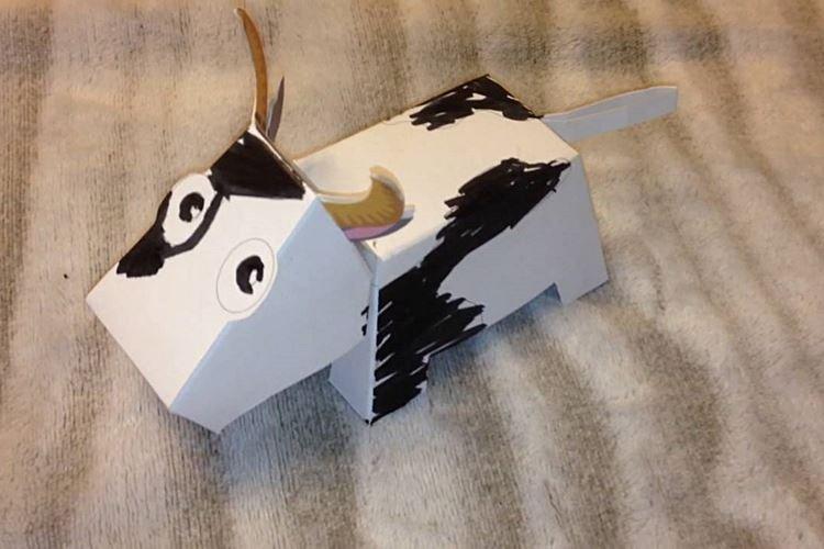 Бычок из бумаги на Новый год 2021 - фото и идеи