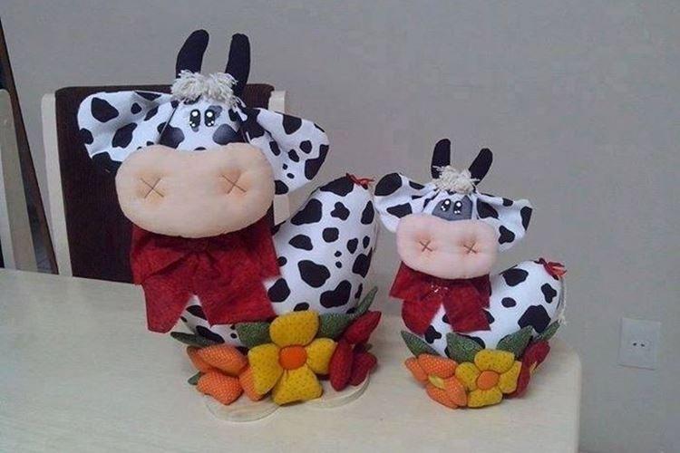 Бычок из ткани своими руками - фото и идеи