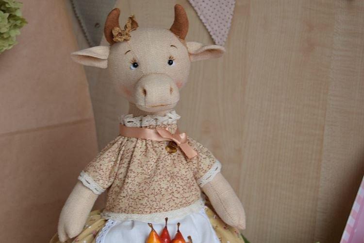 Бычок из ткани своими руками - фото и идеи