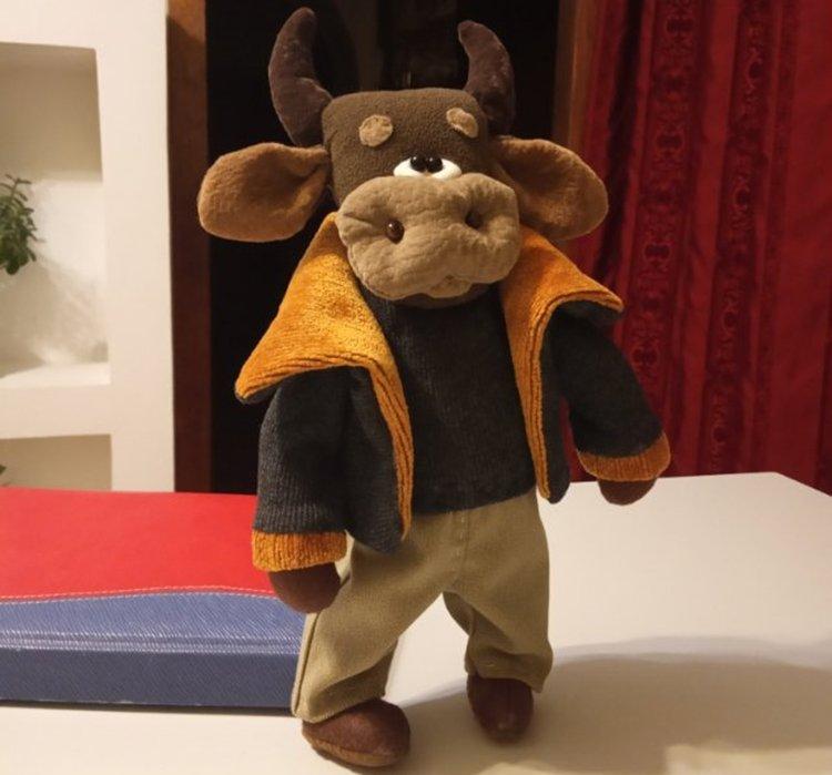 Бычок из ткани своими руками - фото и идеи