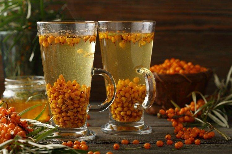 Компот «Золотая осень» - Что приготовить из облепихи на зиму