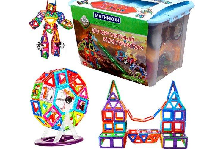 Магнитный конструктор - Что подарить мальчику на Новый год 2021