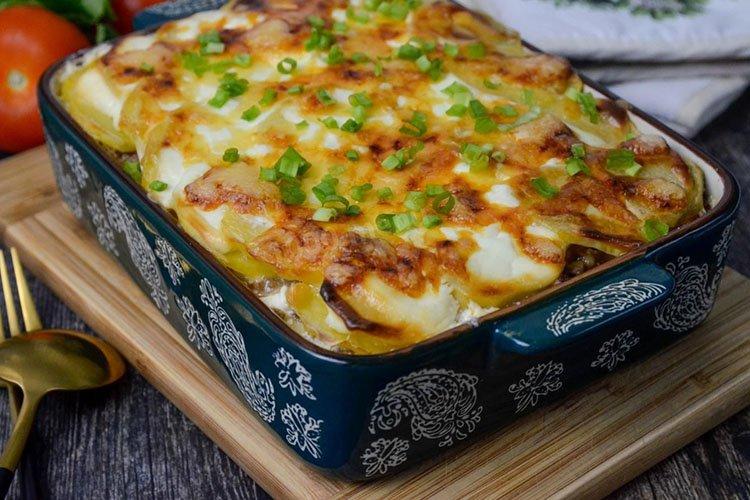 Картофельный пирог с фаршем - Что приготовить из фарша и картошки рецепты