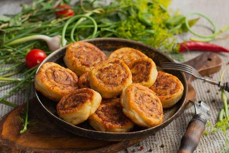 Рулеты из теста - Что приготовить из фарша