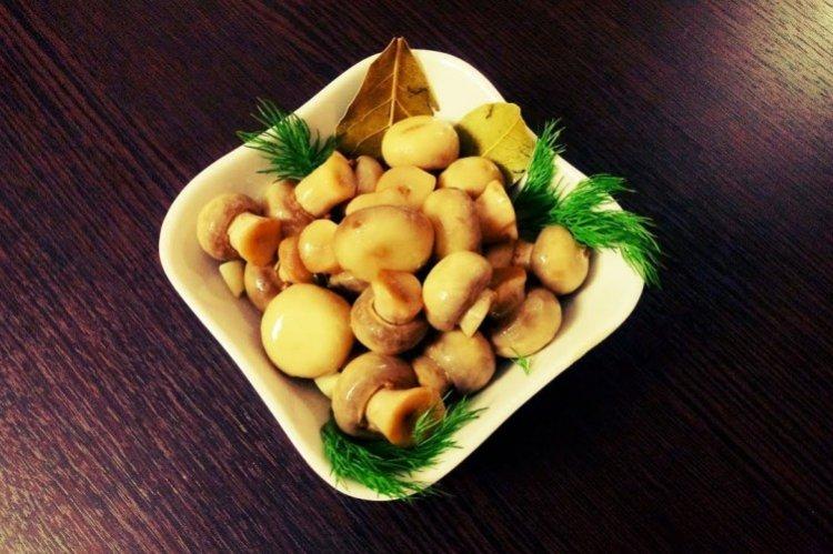 Шампиньоны в медово-горчичном маринаде - Что приготовить из шампиньонов рецепты