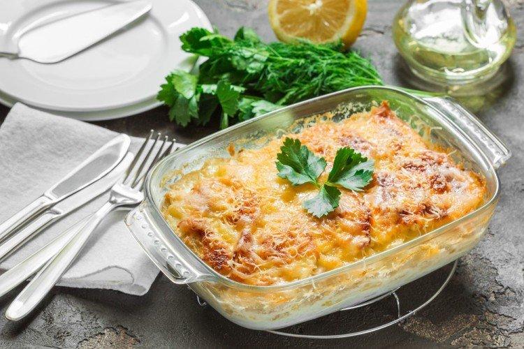 Картофельная запеканка с овощами и сыром - Что приготовить ребенку на ужин