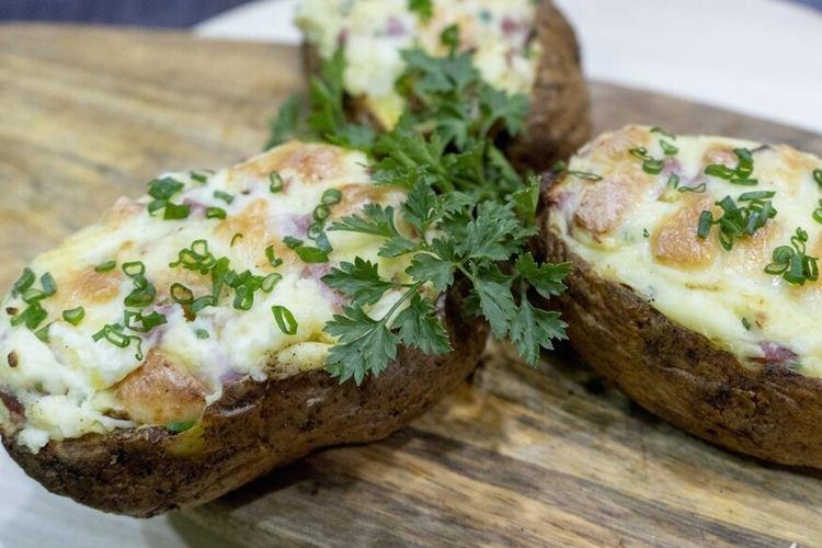 Картошка с сырной начинкой - Что приготовить ребенку на завтрак рецепты
