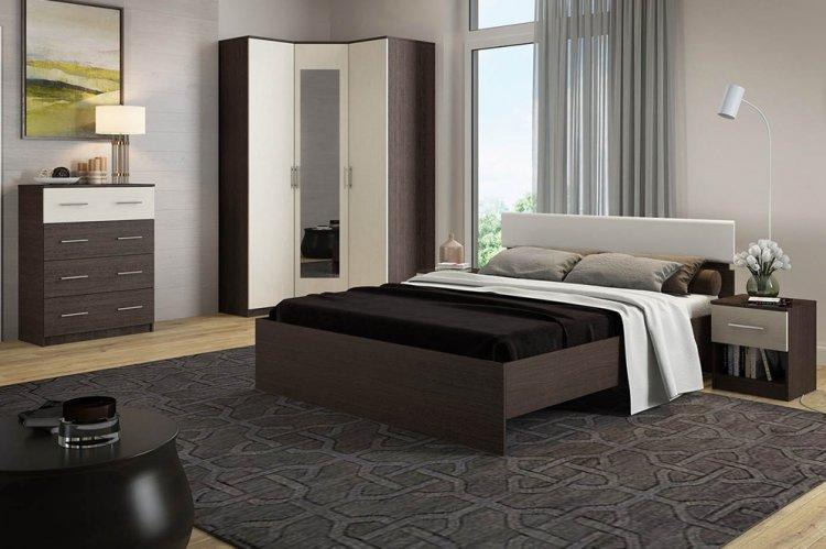 Цвет венге в спальне - дизайн фото