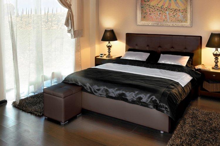 Цвет венге в спальне - дизайн фото