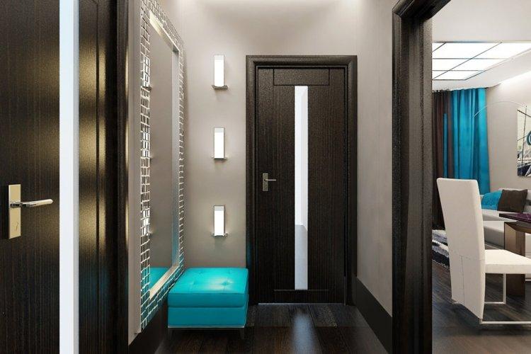 Цвет венге в прихожей - дизайн фото