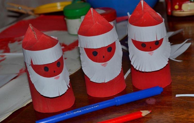 Дед Мороз из бумаги своими руками - фото и идеи