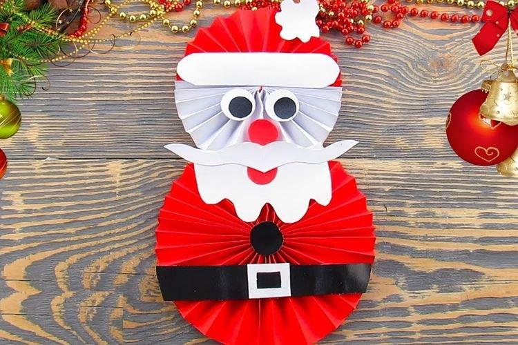 Дед Мороз из бумаги своими руками - фото и идеи