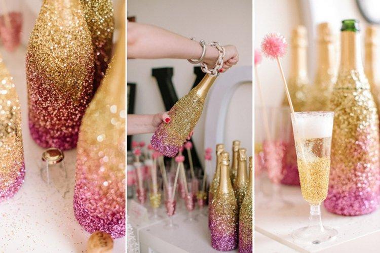 Декор бутылок своими руками - фото и идеи