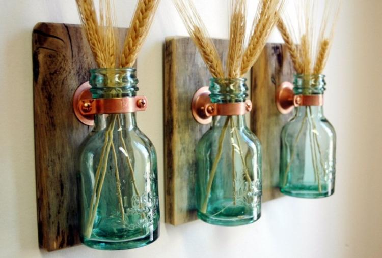 Декор бутылок - Декор комнаты своими руками